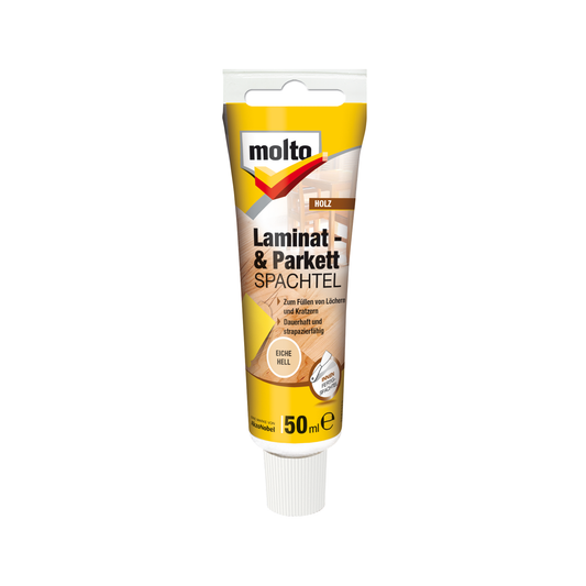 Molto Laminat- & Parkettspachtel 50ml | Eiche hell