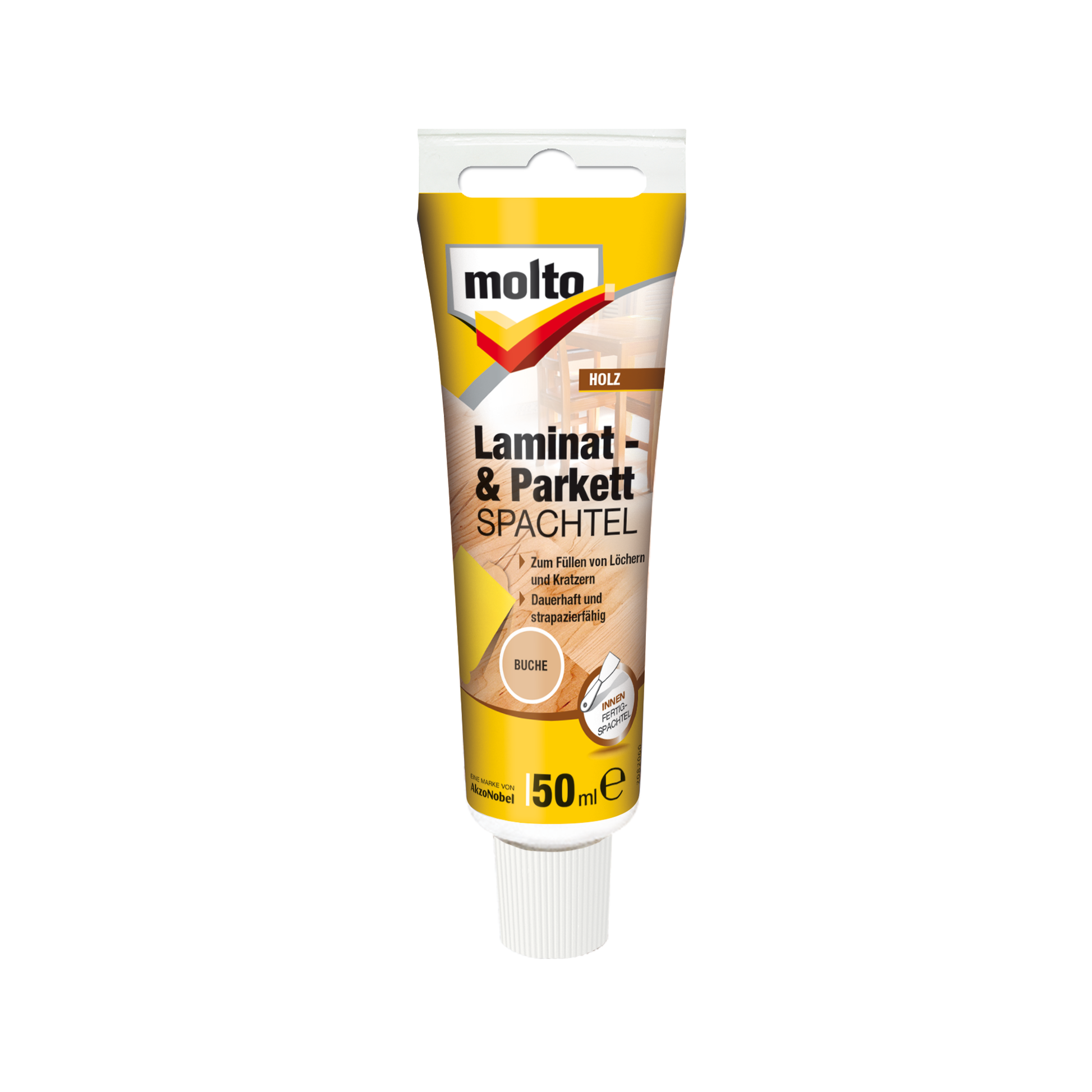 Molto Laminat- & Parkettspachtel 50ml | Buche