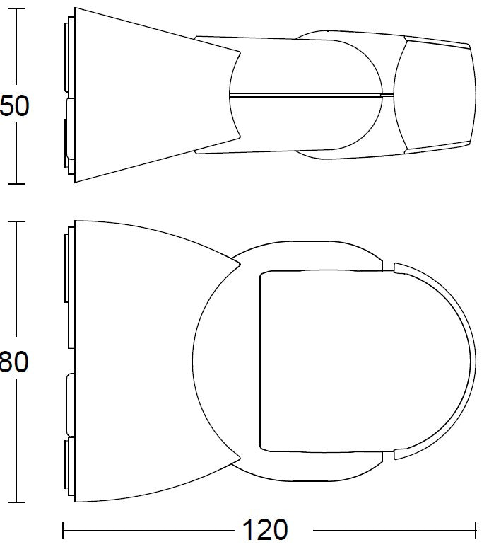 STEINEL Bewegungsmelder IS1 weiß, 120° Erfassung, IP54