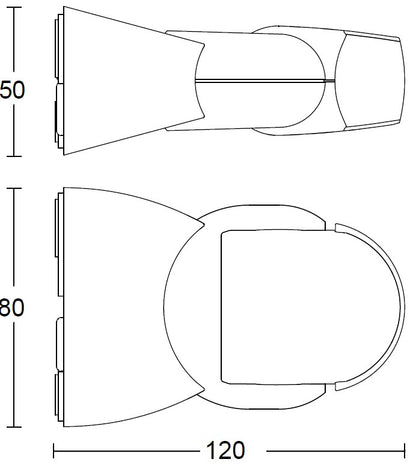 STEINEL Bewegungsmelder IS1 weiß, 120° Erfassung, IP54