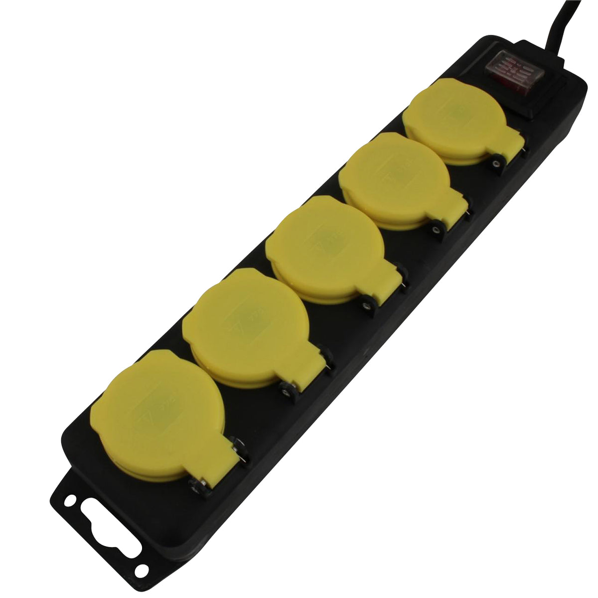 STECKDOSENLEISTE IP44 M. SCHALTER + DECKEL