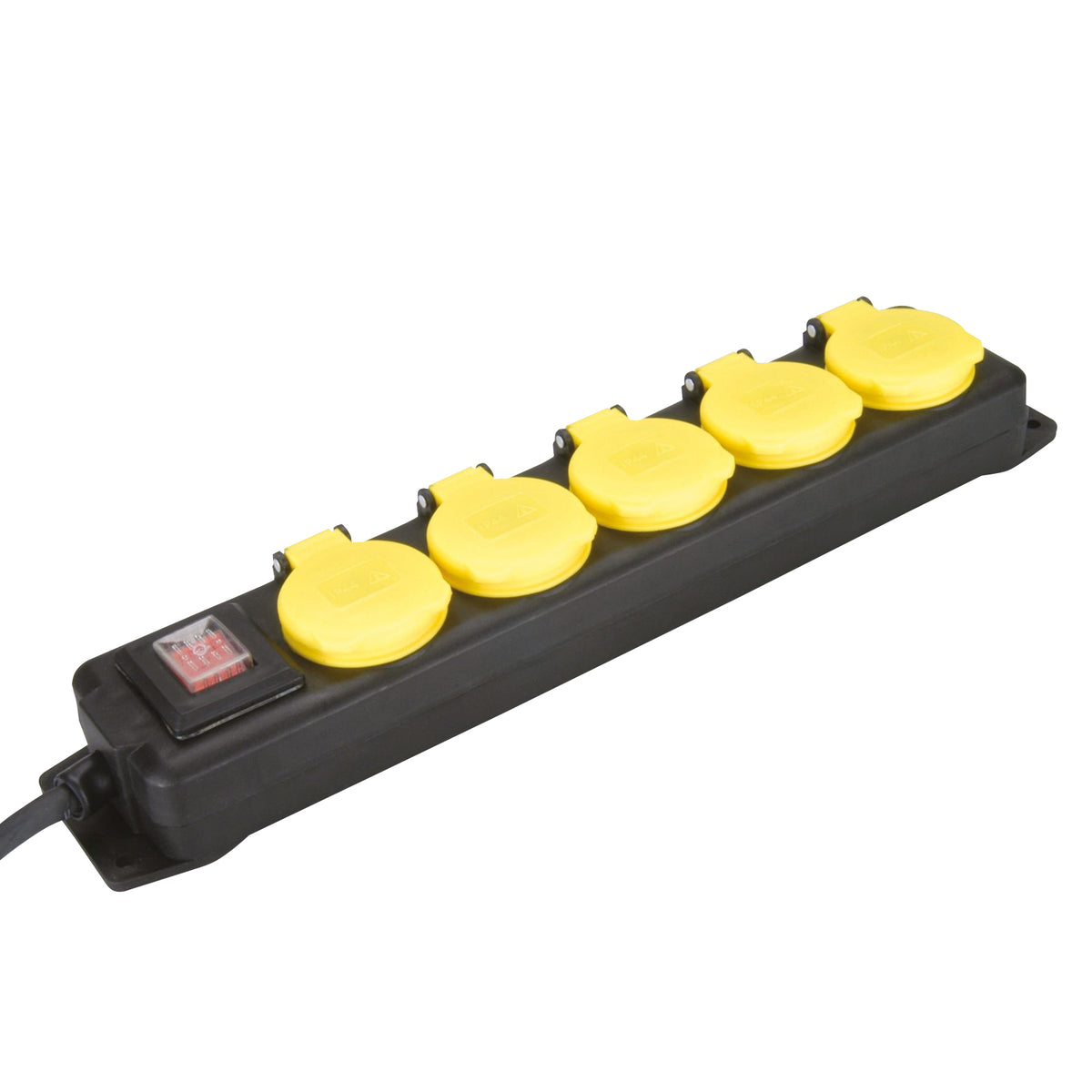 STECKDOSENLEISTE IP44 M. SCHALTER + DECKEL