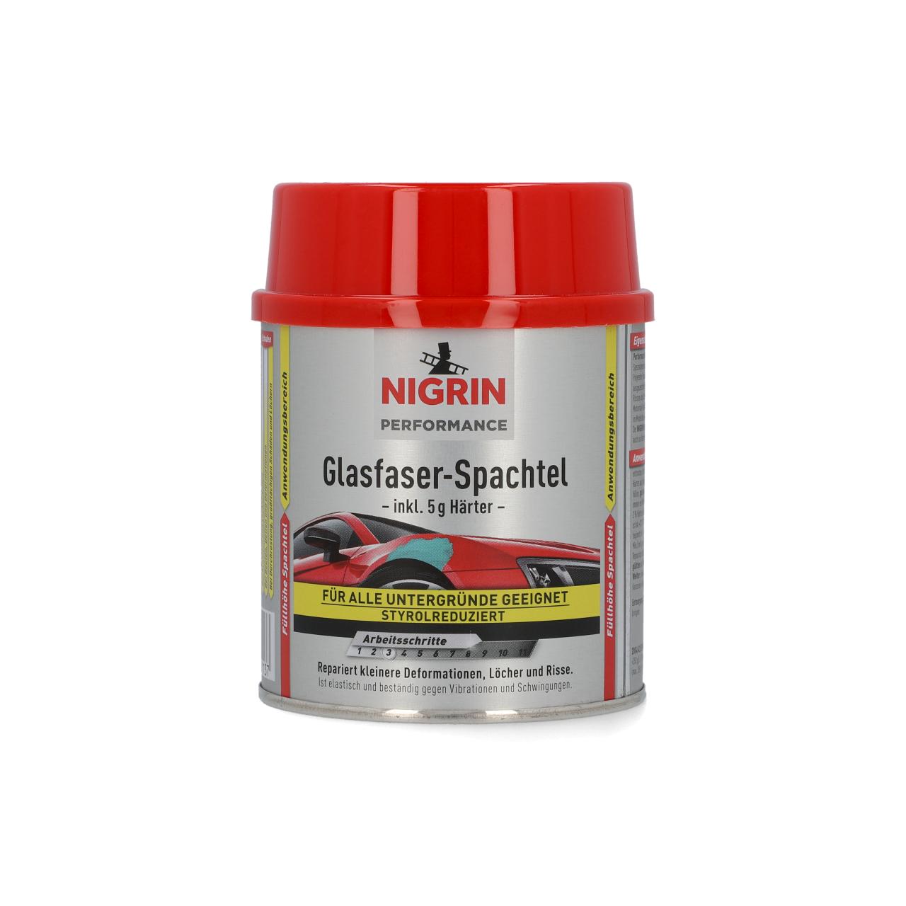 NIGRIN Performance Glasfaser-Spachtel 250g