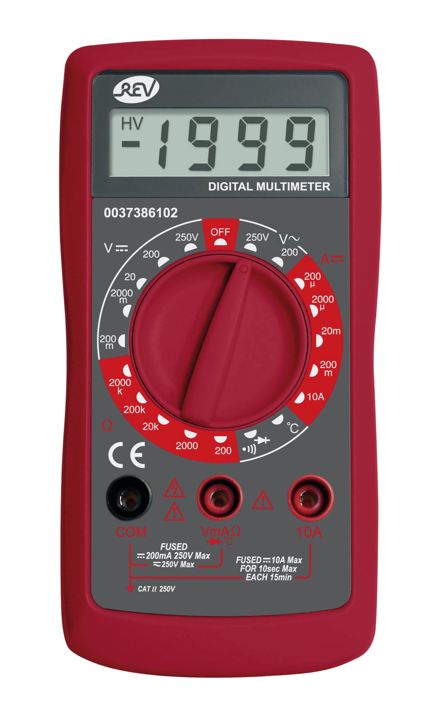 Digit.-Vielfachmessgerät Temp.