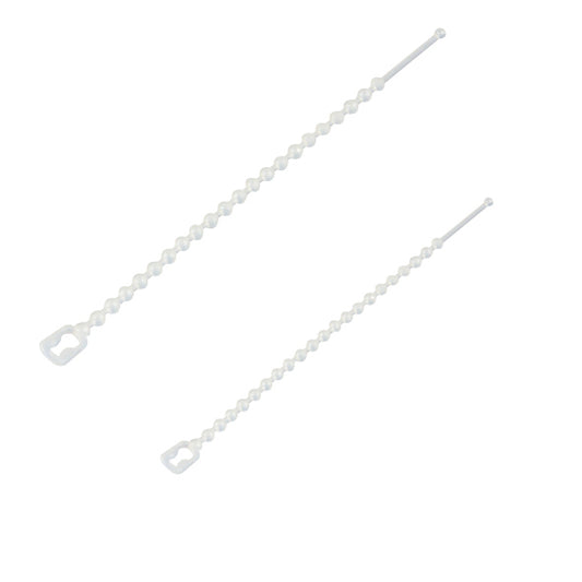 REV Kabelbinder, Knotenband 18cm | 25 Stück | weiß