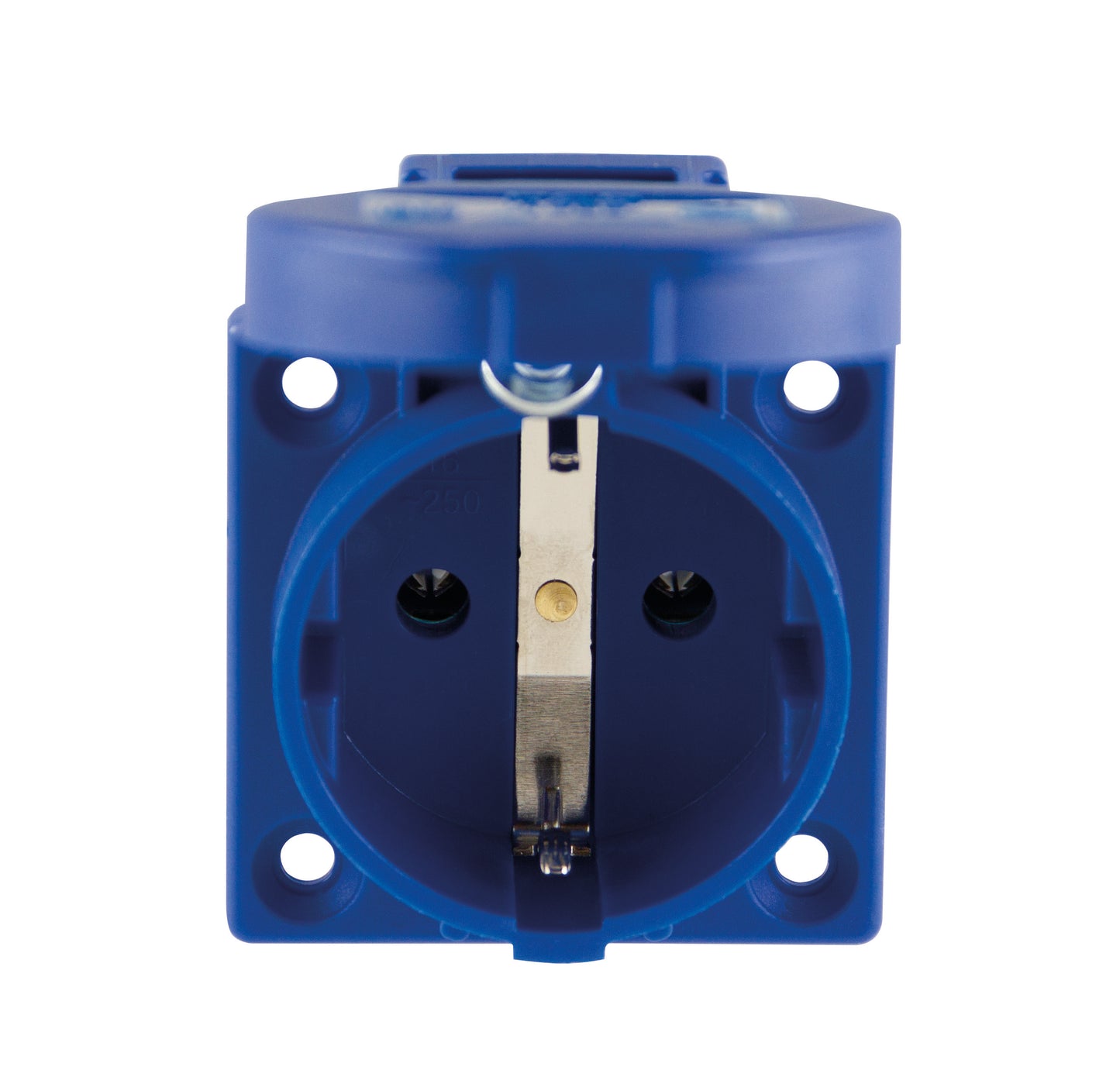 REV Schutzkontakt-Einbau-Steckdose mit Klappdeckel