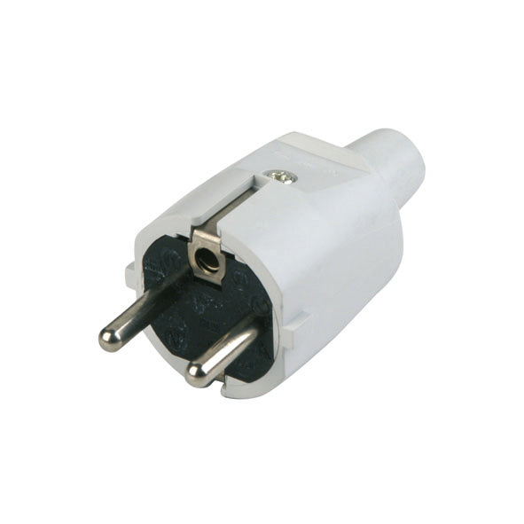 REV Schutzkontakt PVC-Stecker | IP20 | 230V | grau