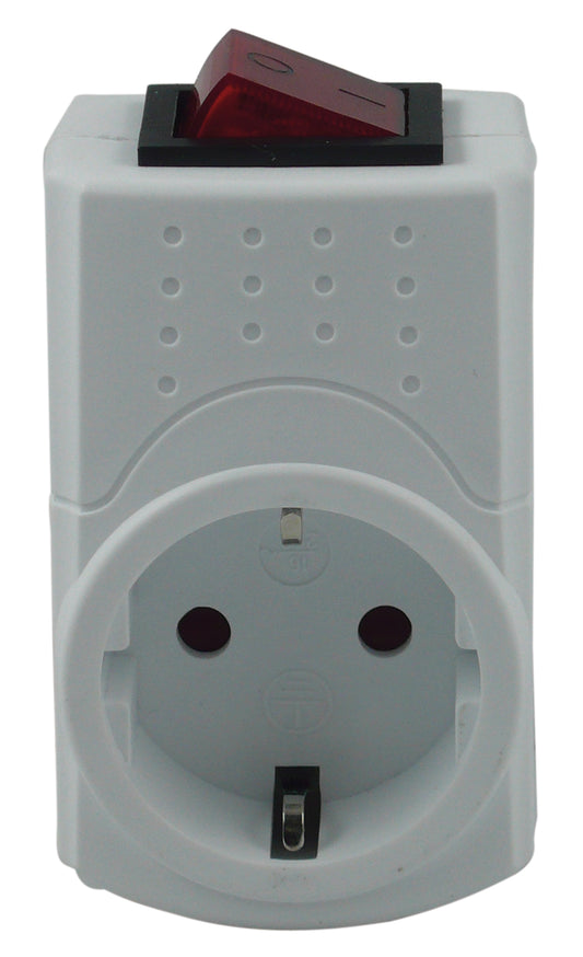 Zwischenstecker mit Schalter | 1-Fach