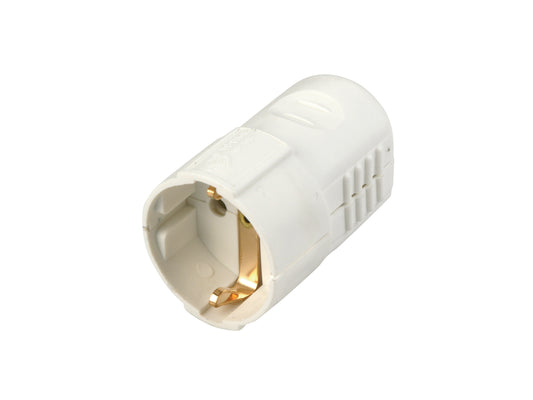 Schutzkontakt-Kupplung | Kunststoff | Weiß