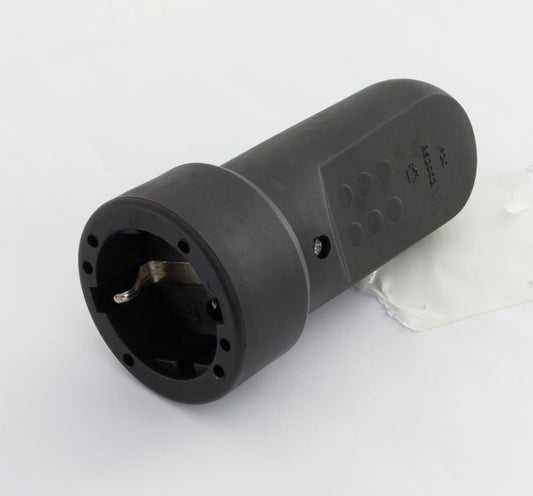 Schutzkontakt-Kupplung | Gummi | IP20 | Schwarz