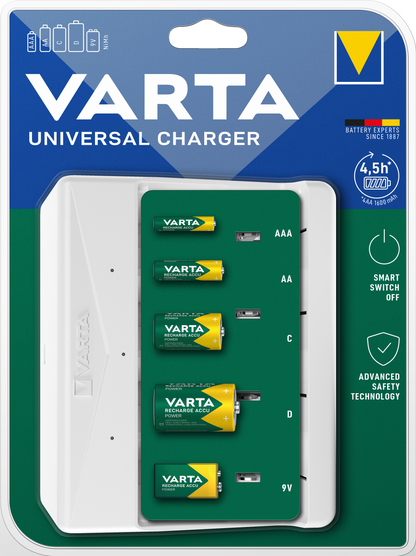VARTA UNIVERSAL CHARGER 57658 BLI 1