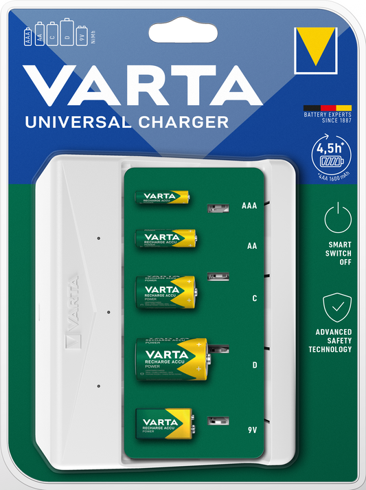 VARTA UNIVERSAL CHARGER 57658 BLI 1