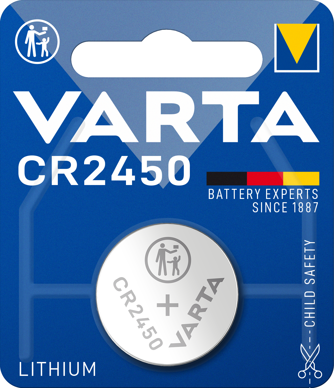 VARTA ELECTRONICS CR2450 Blister 1