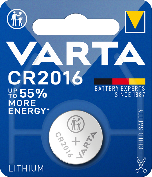 VARTA ELECTRONICS CR2016 Blister 1