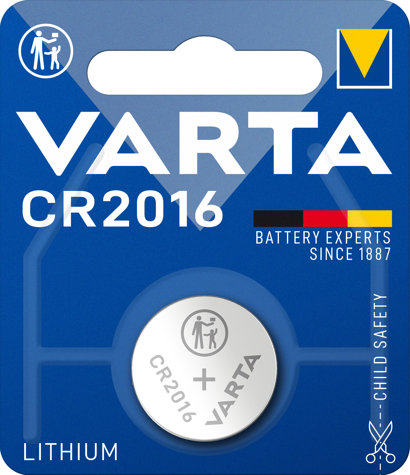 VARTA ELECTRONICS CR2016 Blister 1