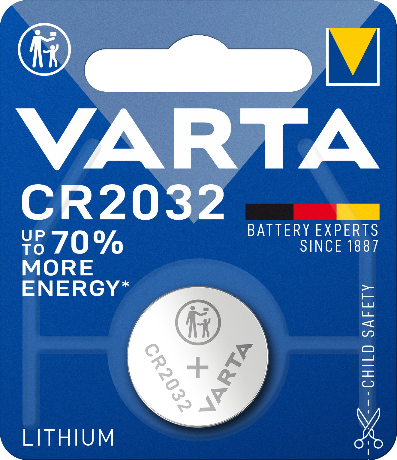 VARTA ELECTRONICS CR2032 Blister 1