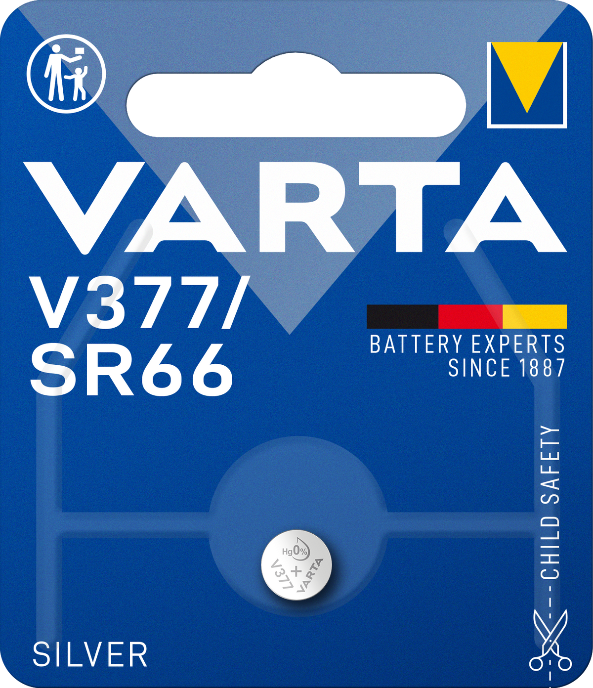 VARTA ELECTRONICS V377/SR66 Blister 1