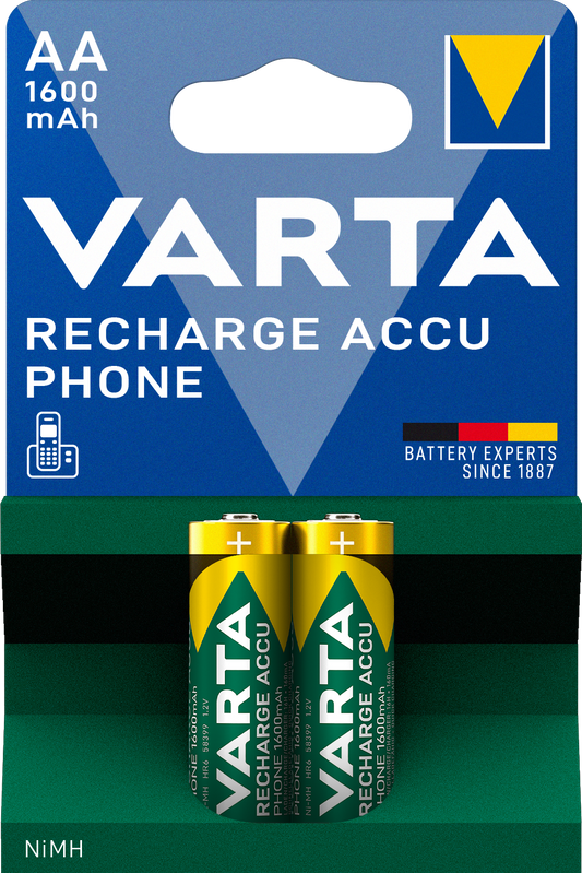 VARTA RECH.ACCU Phone AA 1600mAh Blister 2