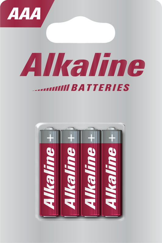 ALKALINE Batteries AAA Blister 4