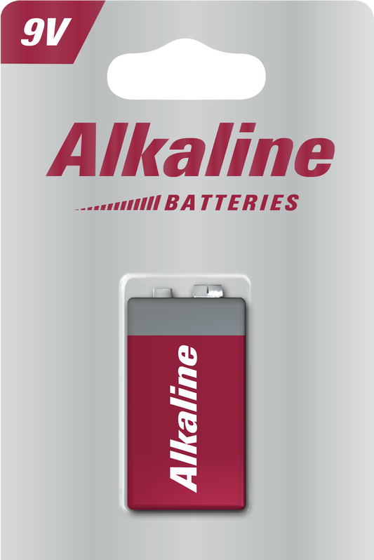 ALKALINE Batteries 9V Blister 1