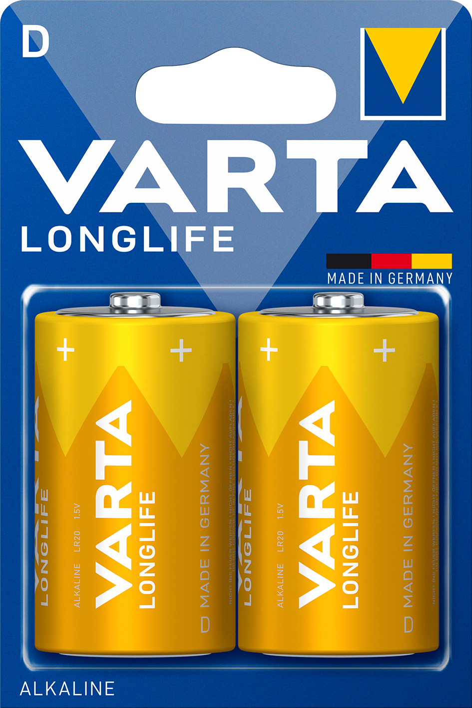 VARTA LONGLIFE D Blister 2