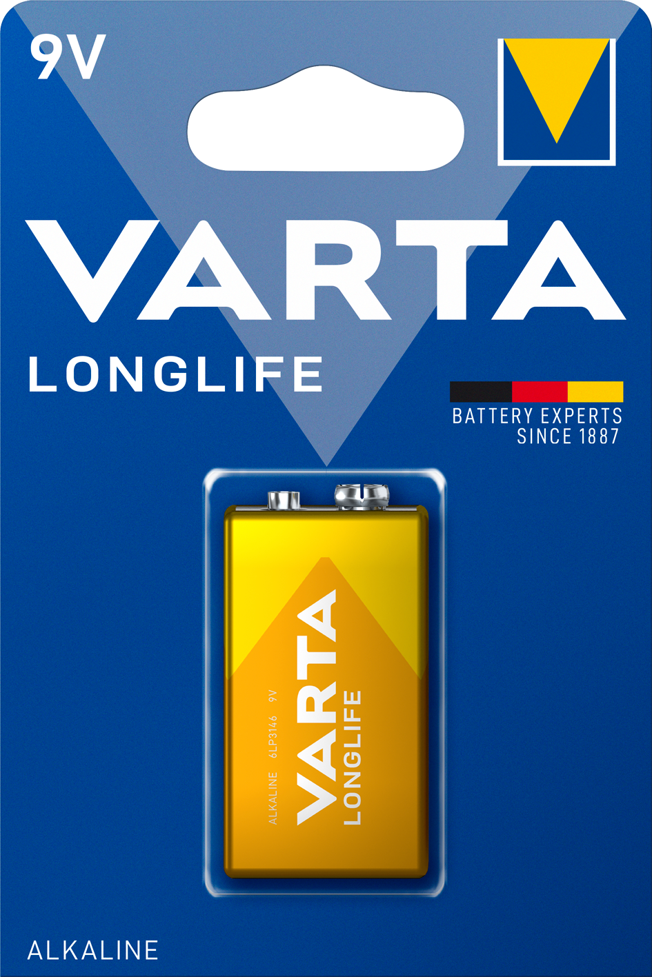 VARTA LONGLIFE 9V Blister 1