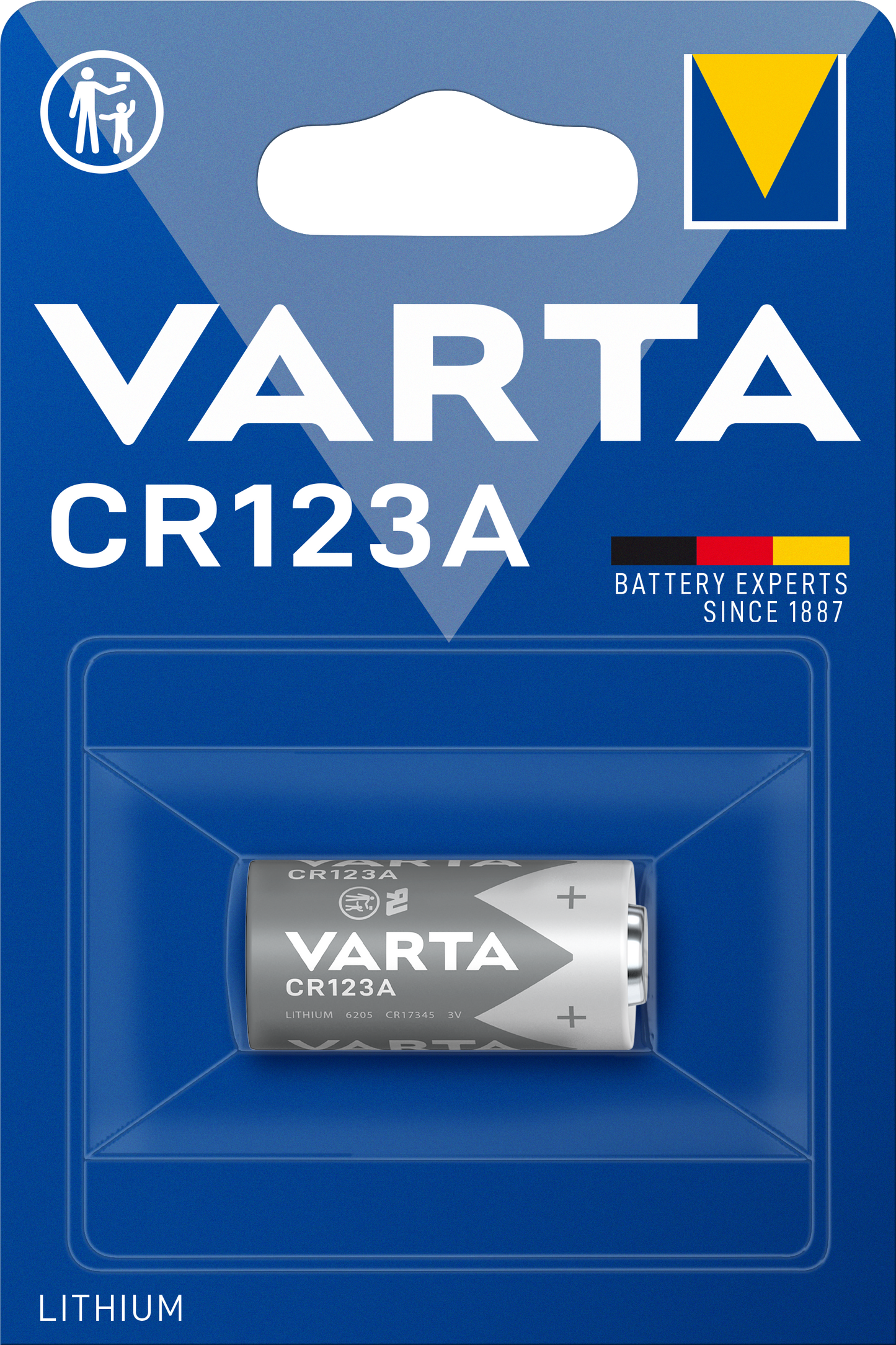 VARTA Professional Lithium CR123A Blister 1