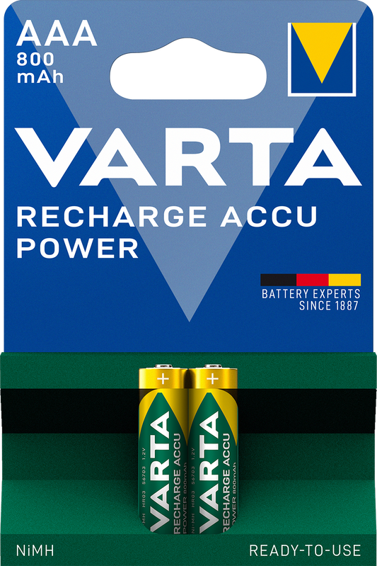 VARTA RECH.ACCU Power AAA 800mAh Blister 2