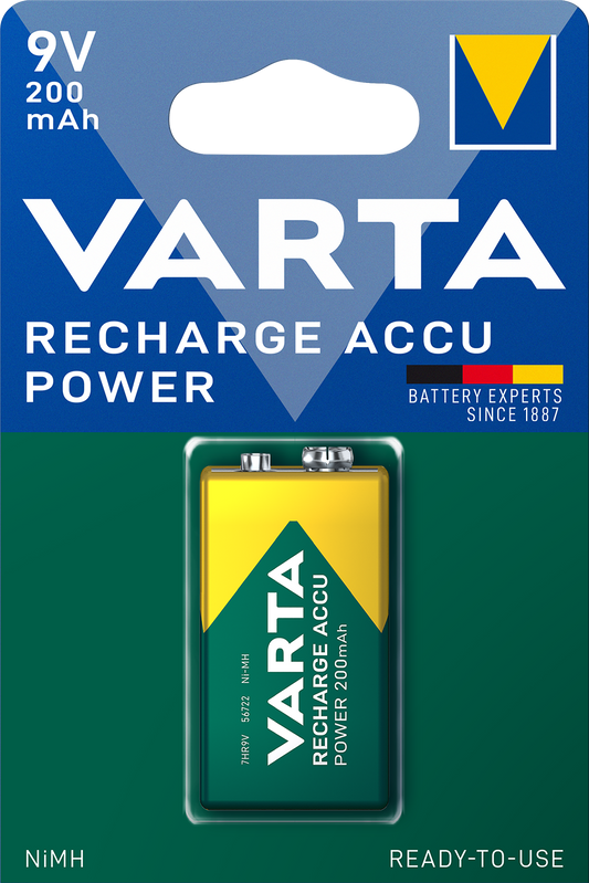 VARTA RECH.ACCU Power 9V 200mAh Blister 1