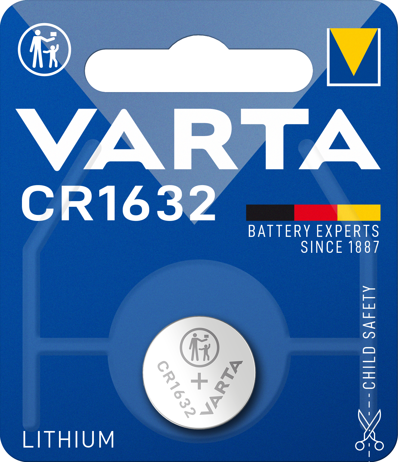 VARTA ELECTRONICS CR1632 Blister 1