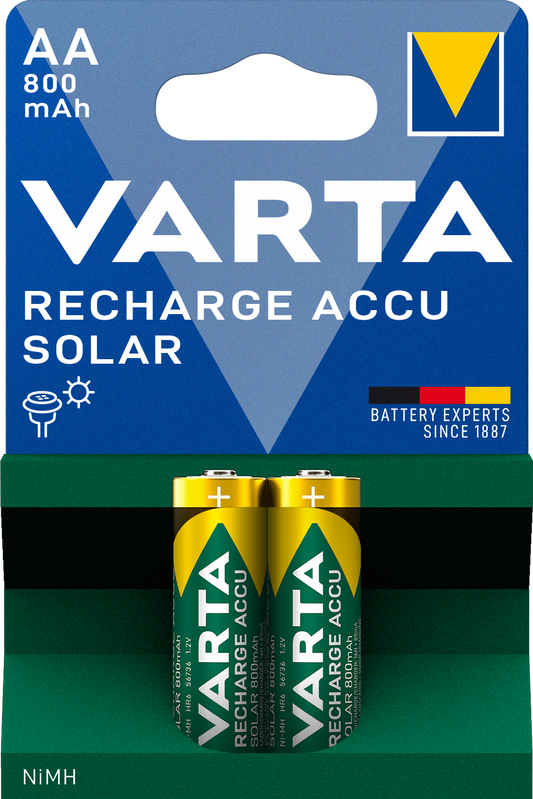 VARTA RECH.ACCU Solar AA 800mAh Blister 2