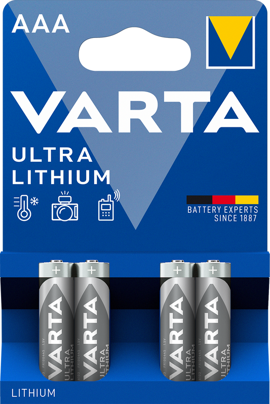 VARTA ULTRA LITHIUM AAA Blister 4