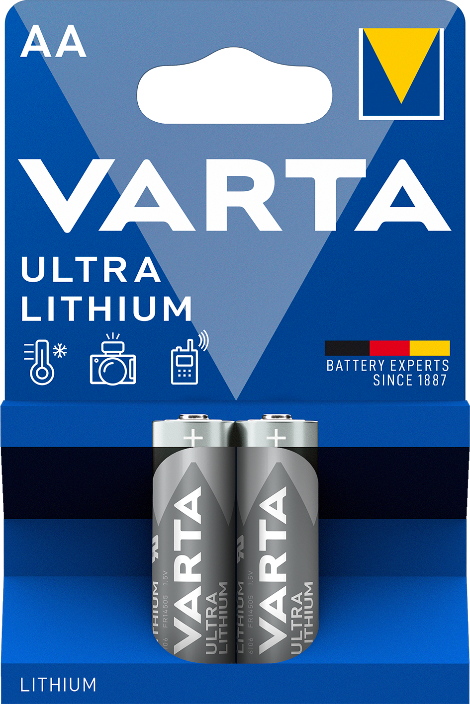 VARTA ULTRA LITHIUMAA Blister 2