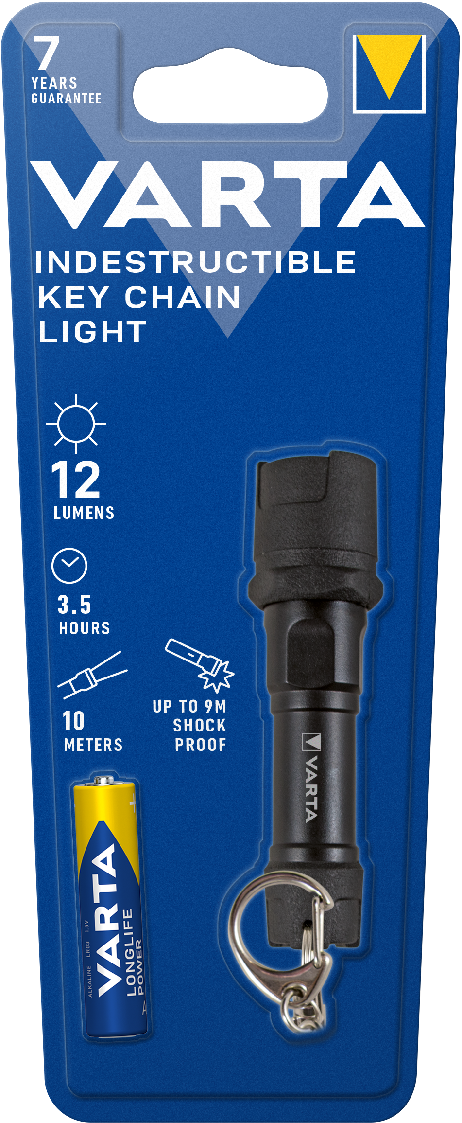 VARTA Indestructible Key Chain Light 1AAA mit Batt.