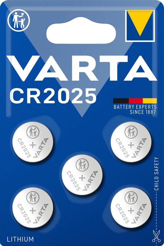 VARTA ELECTRONICS CR2025 Blister 5