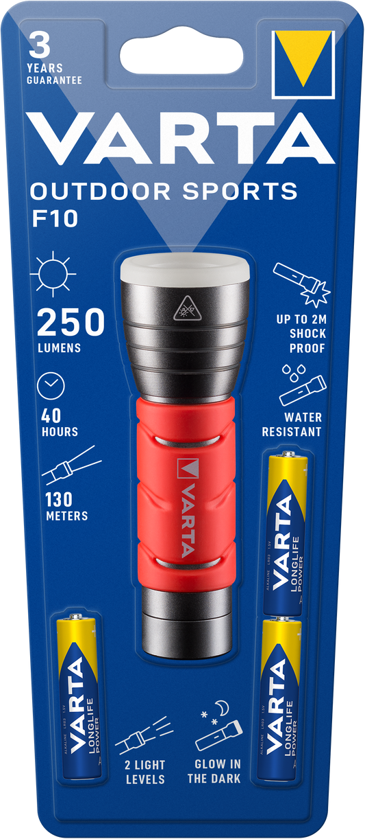 VARTA Outdoor Sports F10 3AAA mit Batt.