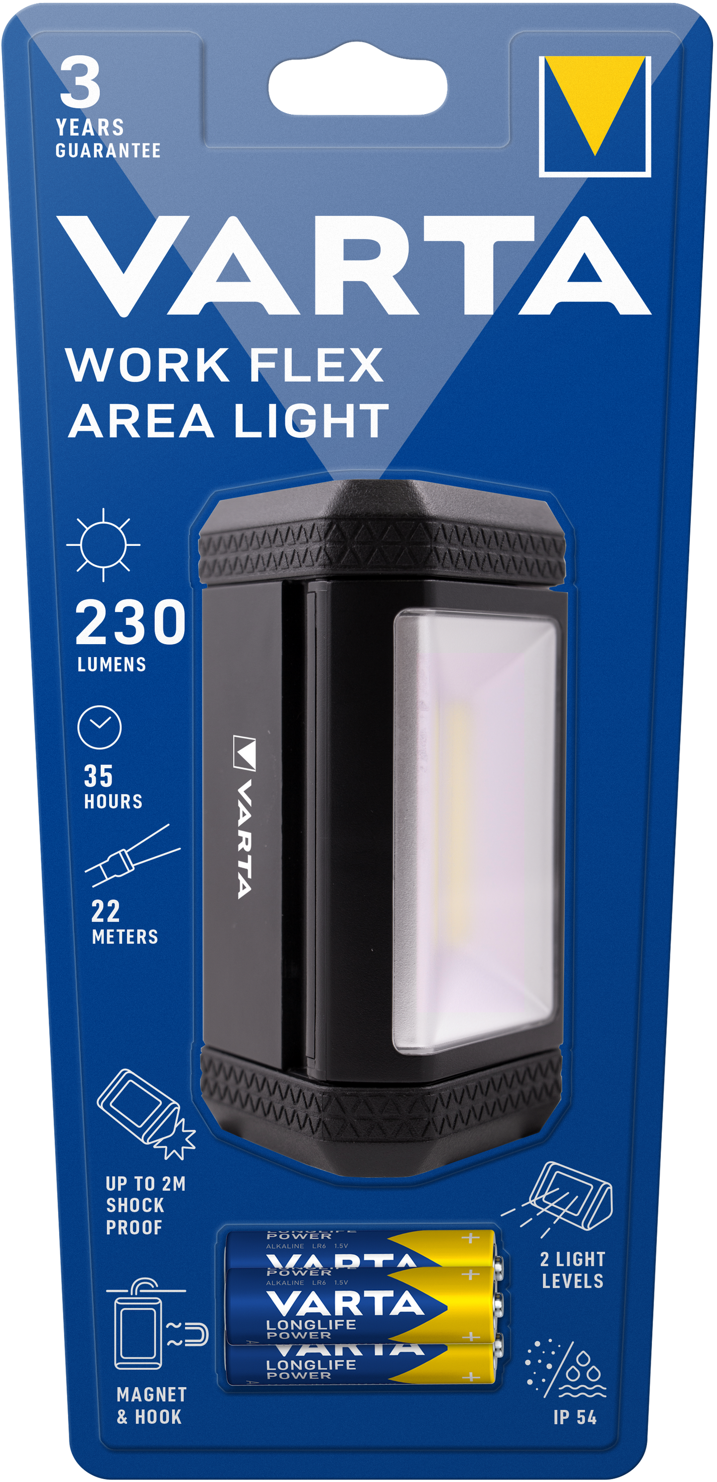 VARTA Work Flex® Area Light 3AA mit Batt.