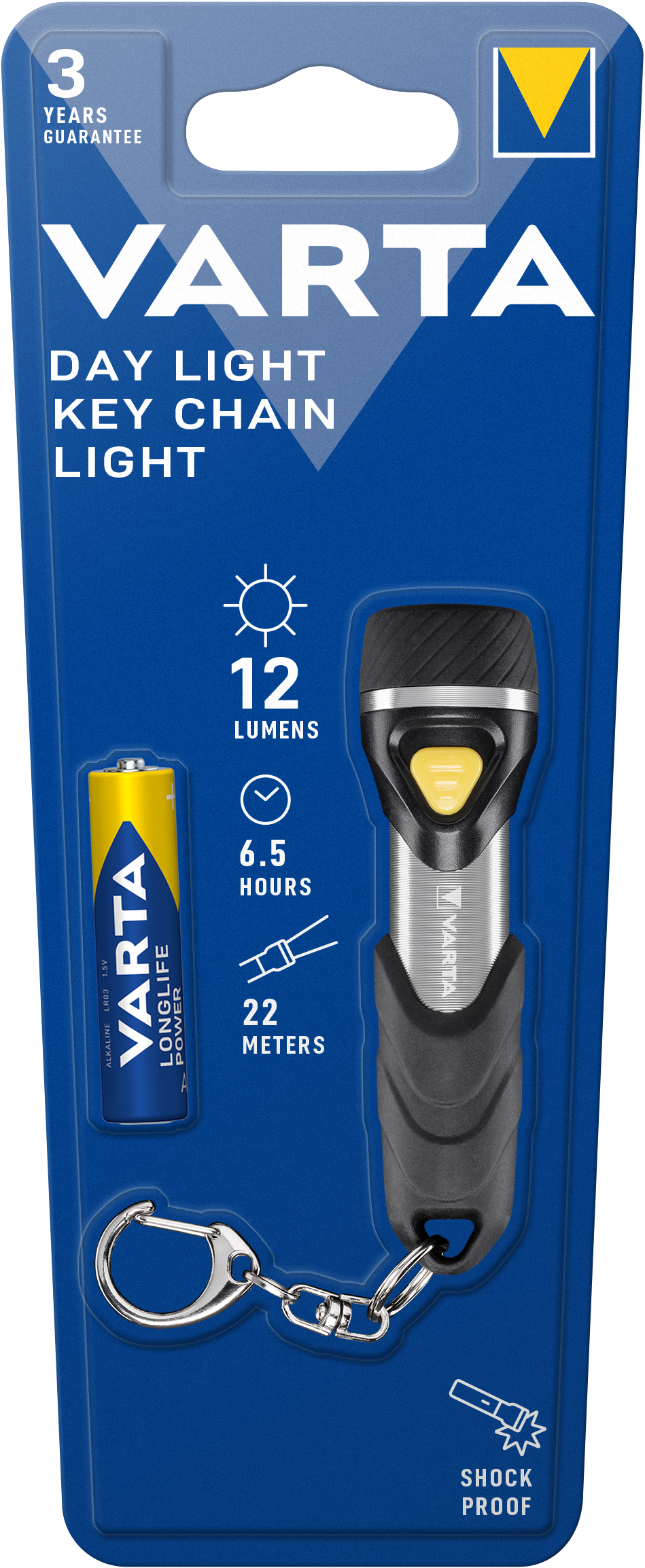 VARTA Day Light Key Chain Light mit Batterien