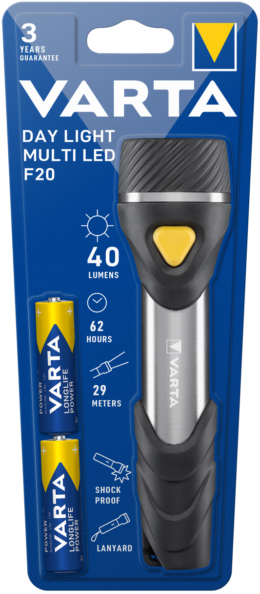 VARTA Day Light Multi LED F20 mit Batterien