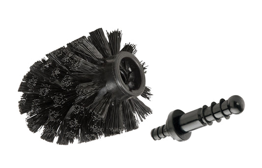 Wenko Ersatzbürste für WC-Garnituren mit Adapter schwarz