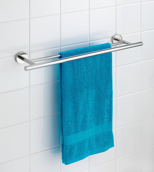 Badetuchstange Duo, Bosio Shine Edelstahl glänzend