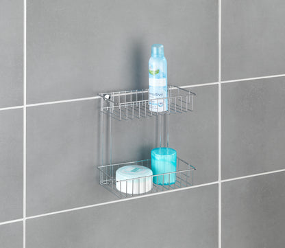 Wenko Wandregal 2 Etagen Classic chrom