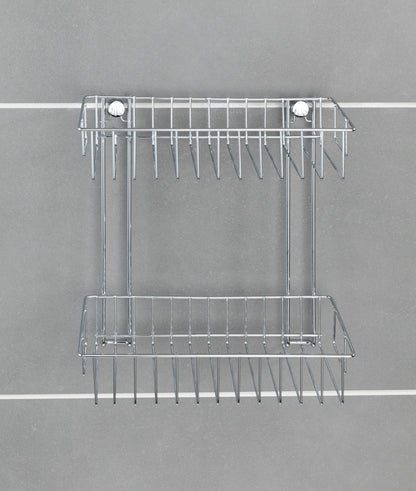 Wenko Wandregal 2 Etagen Classic chrom