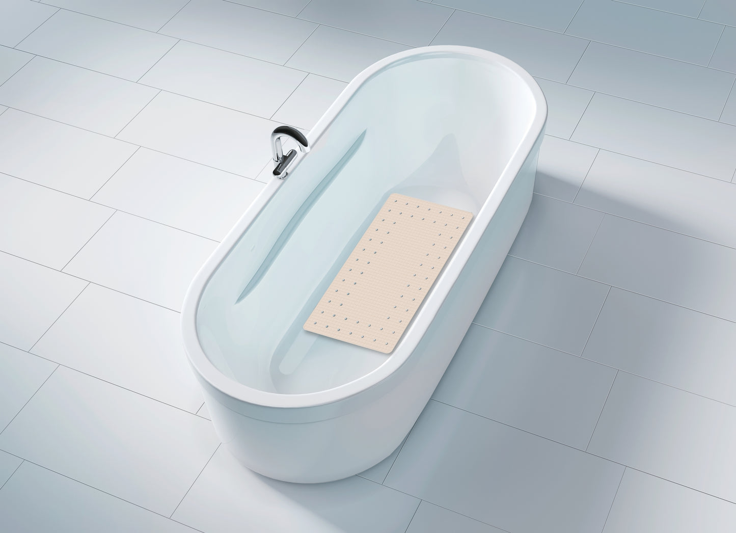 Wenko Wanneneinlage Mirasol 69x39cm beige