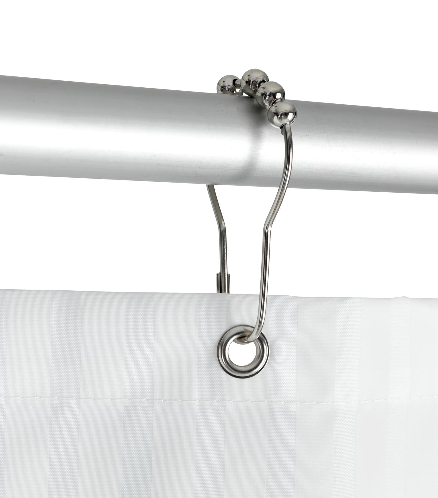 Wenko Duschvorhangringe 12er Set chrom
