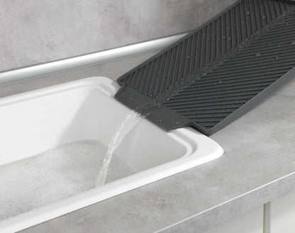 Wenko Abtropfmatte Linea 40x30x3cm grau
