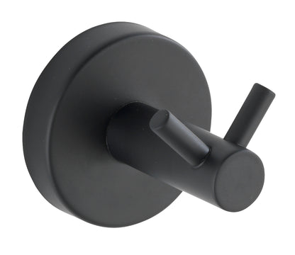 Wandhaken Duo, Bosio Black, E/S, matt