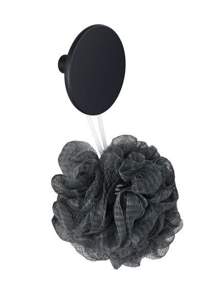 Polyresin Haken Melle 8 cm, schwarz matt