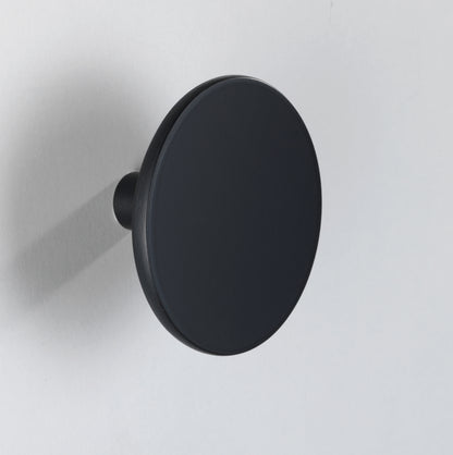 Polyresin Haken Melle 8 cm, schwarz matt