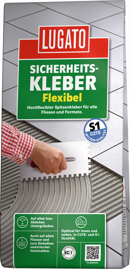 Lugato Sicherheitskleber flexibel | Fliesenkleber 5KG